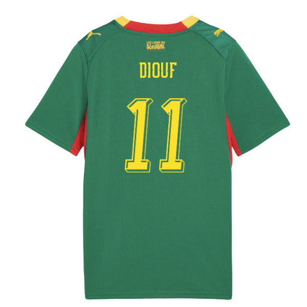 2026-2027 Senegal Away Shirt (Kids) (Diouf 11)-SoccerKits Hub | Buy Soccer Jerseys Online